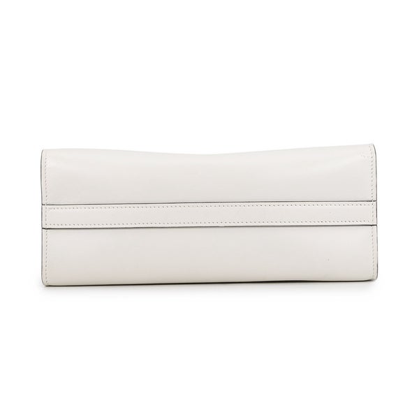 プラダ ハンドバッグ エンボス トライアングルロゴ レザー 1BG382 PRADA 2way 白