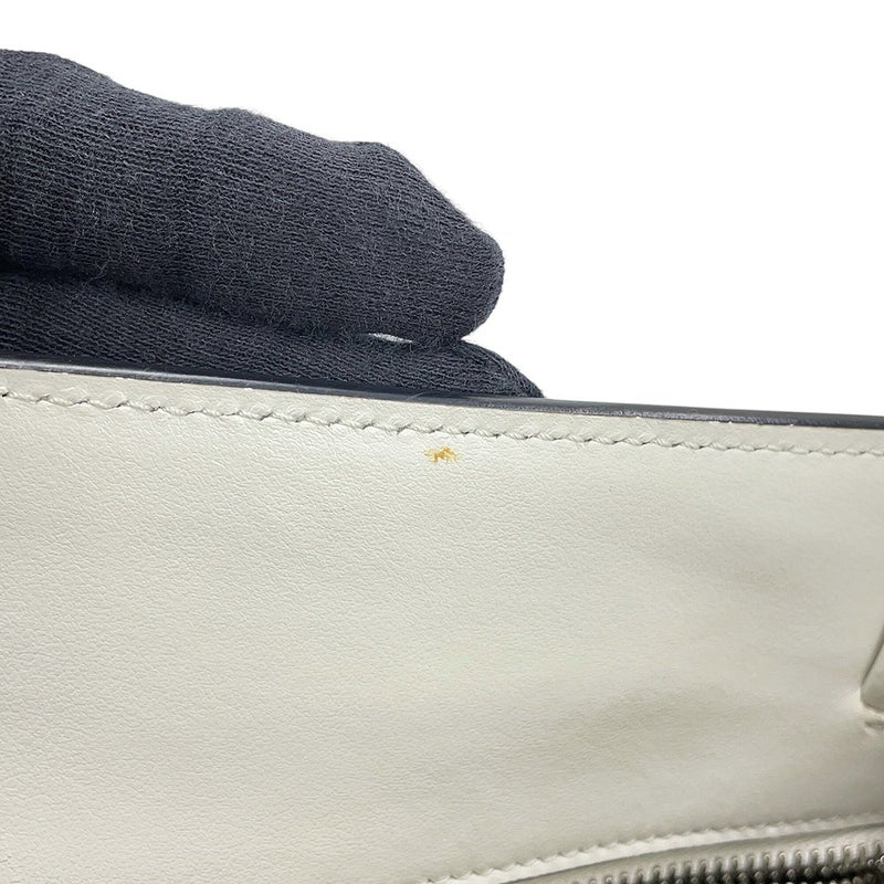 プラダ ハンドバッグ エンボス トライアングルロゴ レザー 1BG382 PRADA 2way 白