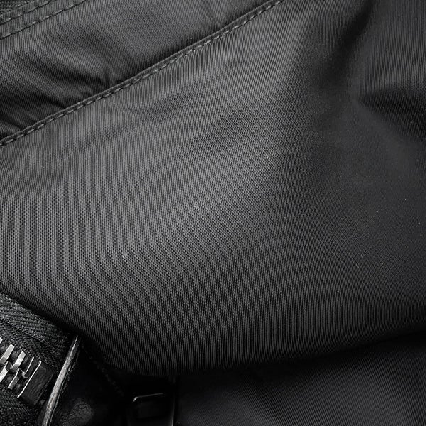 プラダ トートバッグ ナイロン レザー PRADA 黒