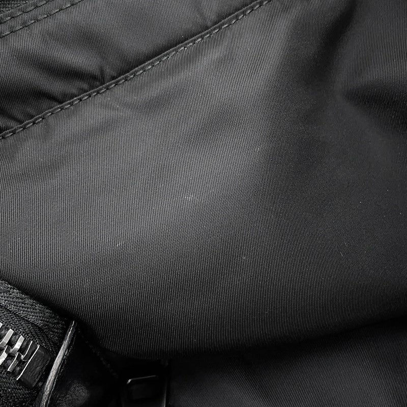 プラダ トートバッグ ナイロン レザー PRADA 黒