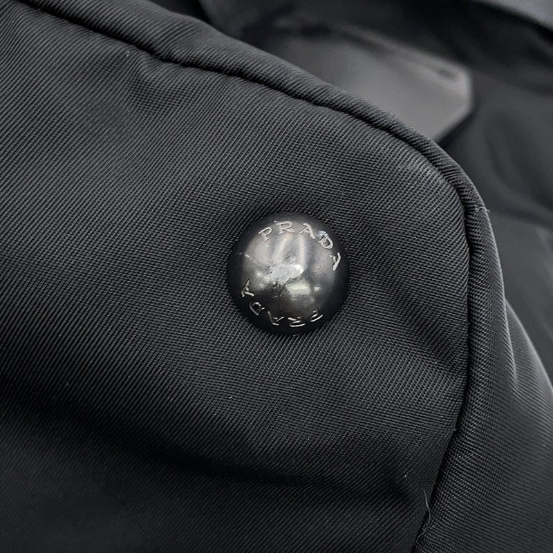 プラダ トートバッグ ナイロン レザー PRADA 黒