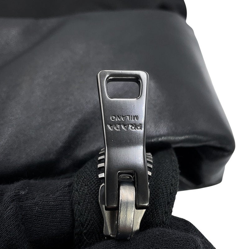 プラダ トートバッグ ナイロン レザー PRADA 黒