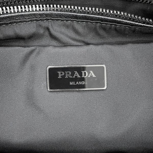 プラダ トートバッグ ナイロン レザー PRADA 黒