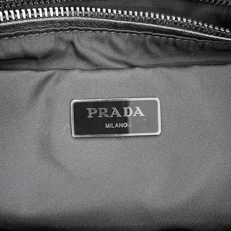 プラダ トートバッグ ナイロン レザー PRADA 黒