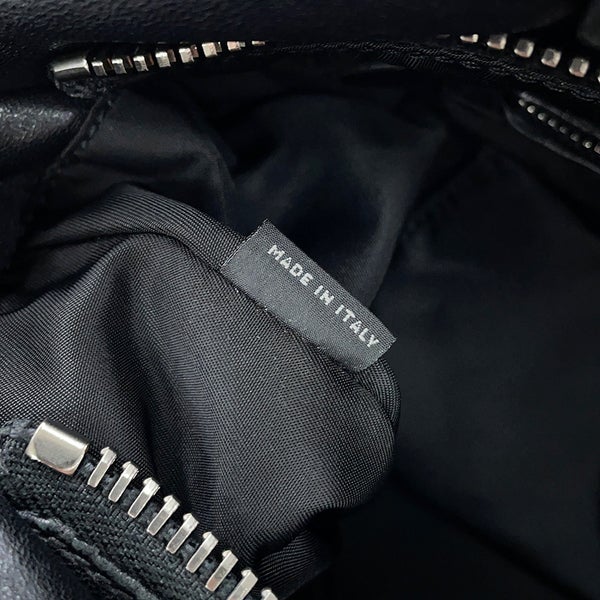 プラダ トートバッグ ナイロン レザー PRADA 黒