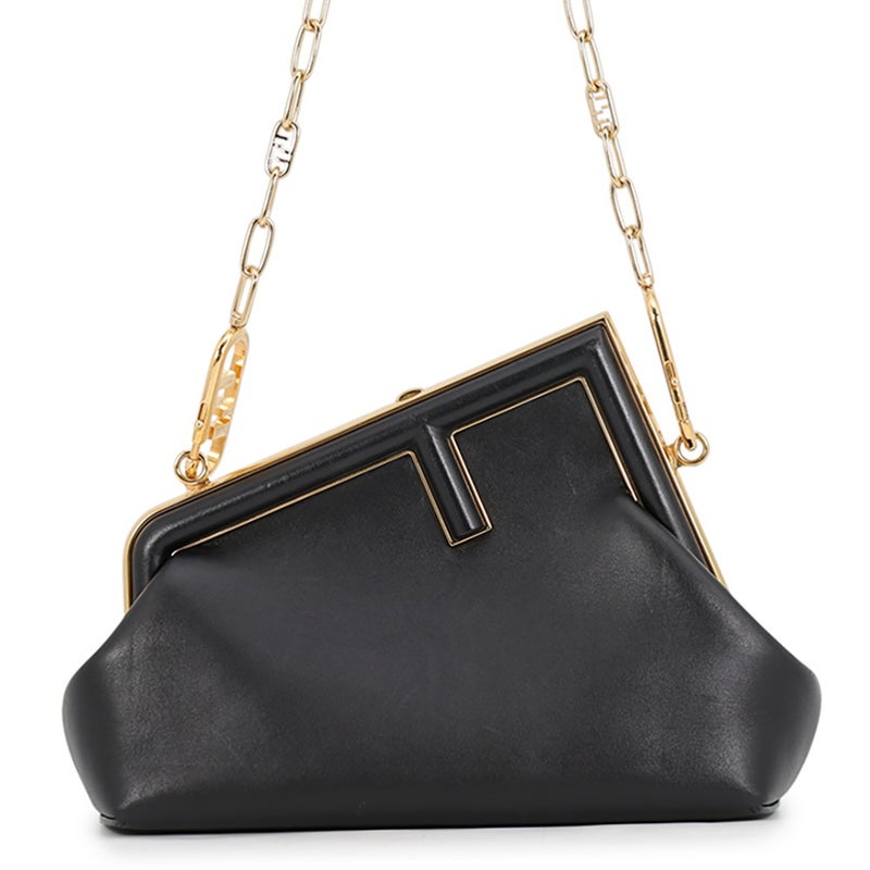 フェンディ クラッチバッグ ファースト スモール 8BP129 FENDI 2wayショルダーバッグ 黒