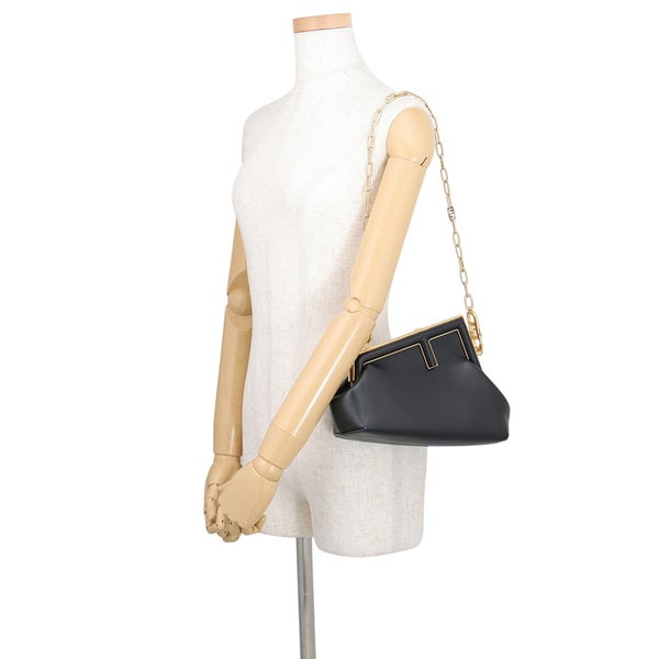 フェンディ クラッチバッグ ファースト スモール 8BP129 FENDI 2wayショルダーバッグ 黒
