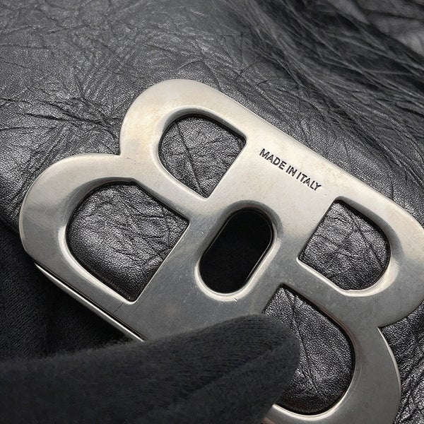 バレンシアガ ショルダーバッグ モナコ BBロゴ スモール レザー 787896 BALENCIAGA ワンショルダー