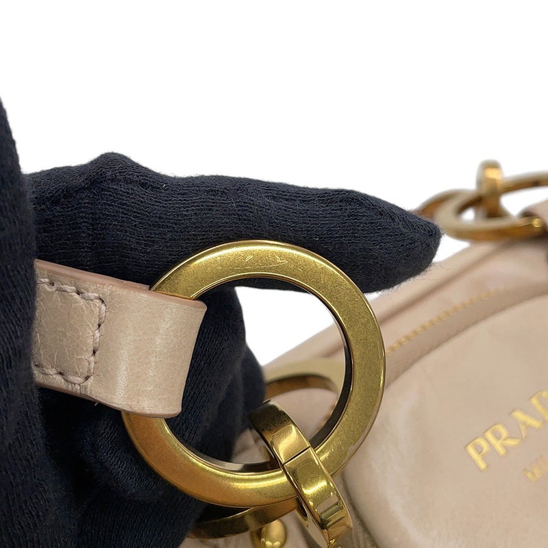 プラダ ハンドバッグ トップハンドル ミニバッグ ダングル レザー 1BB137 PRADA