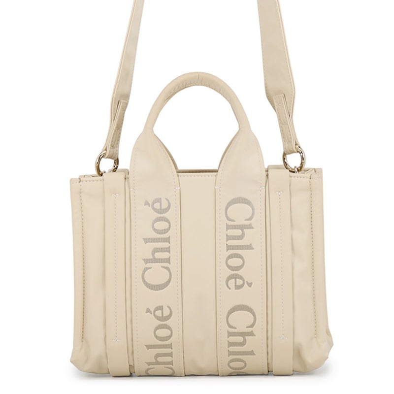 クロエ ハンドバッグ ウッディ トート スモール ナイロン CHC23WS397L4122M Chloe 2way