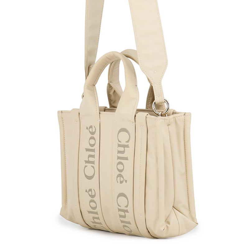 クロエ ハンドバッグ ウッディ トート スモール ナイロン CHC23WS397L4122M Chloe 2way