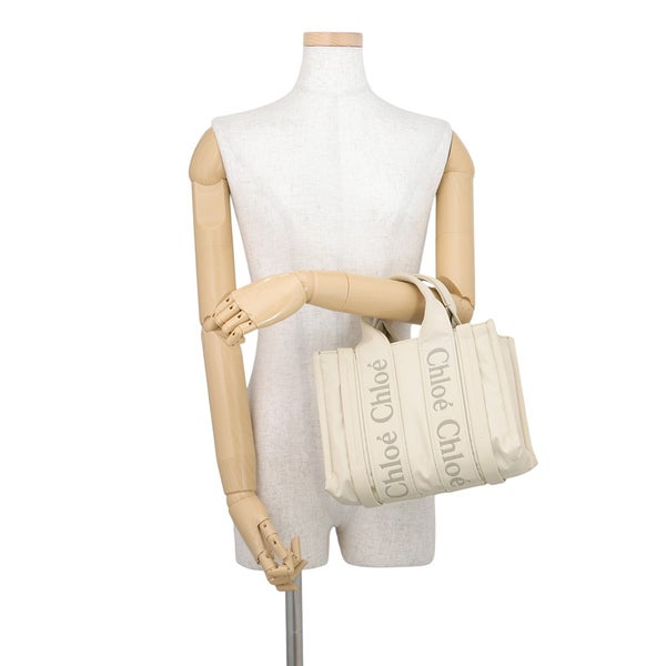 クロエ ハンドバッグ ウッディ トート スモール ナイロン CHC23WS397L4122M Chloe 2way