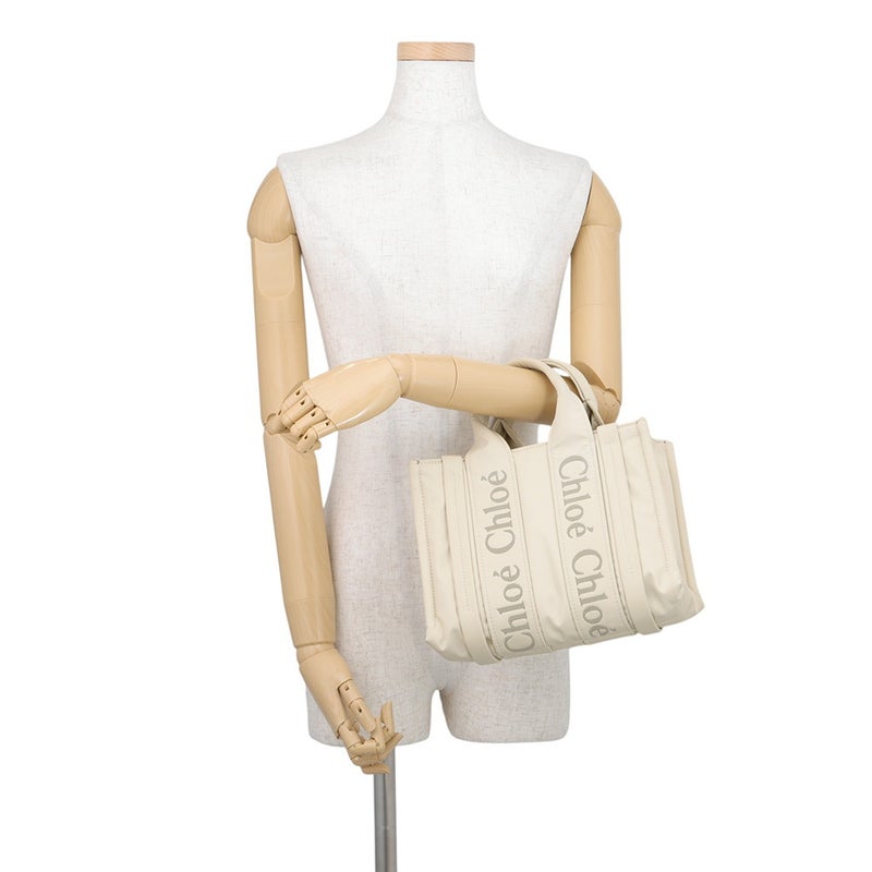 クロエ ハンドバッグ ウッディ トート スモール ナイロン CHC23WS397L4122M Chloe 2way