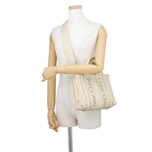 クロエ ハンドバッグ ウッディ トート スモール ナイロン CHC23WS397L4122M Chloe 2way
