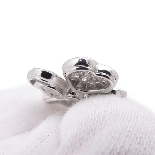 ヴァンクリーフ&アーペル イヤリング コスモス ダイヤモンド 84P 計2.2ct K18WGホワイトゴールド VCARO68N00