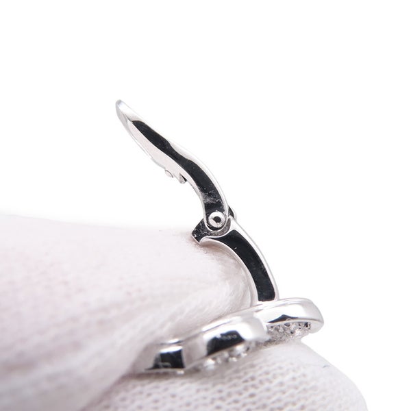 ヴァンクリーフ&アーペル イヤリング コスモス ダイヤモンド 84P 計2.2ct K18WGホワイトゴールド VCARO68N00