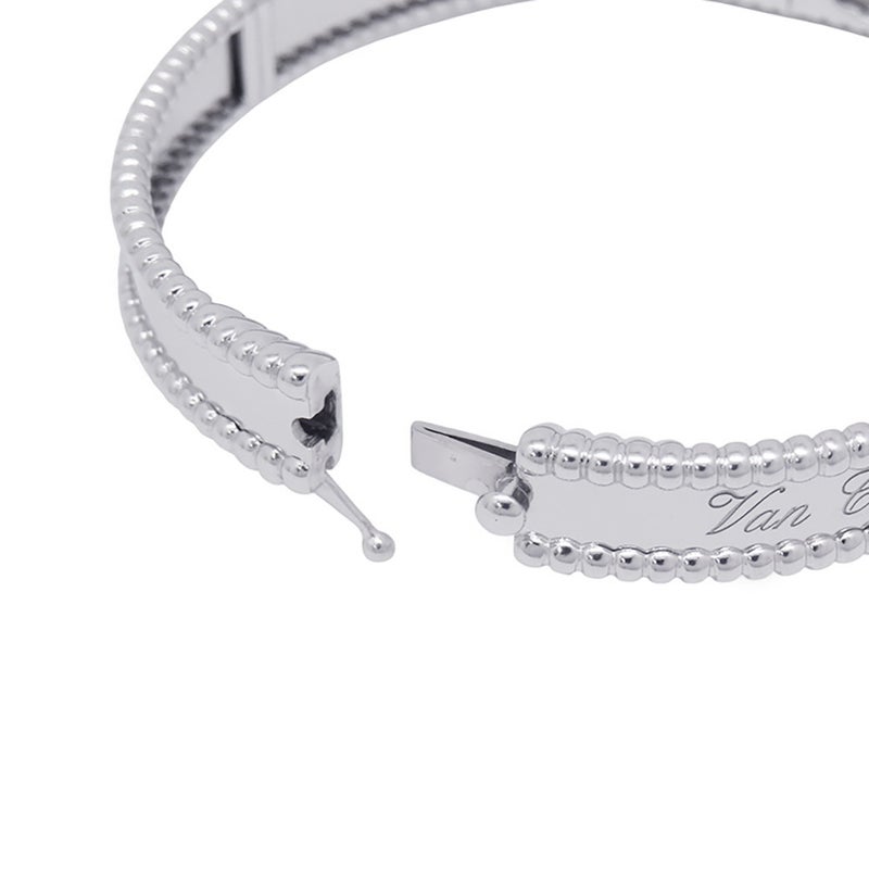 ヴァンクリーフ&アーペル ブレスレット ペルレ シニアチュール スモールモデル K18WGホワイトゴールド VCARP3K500 バングル