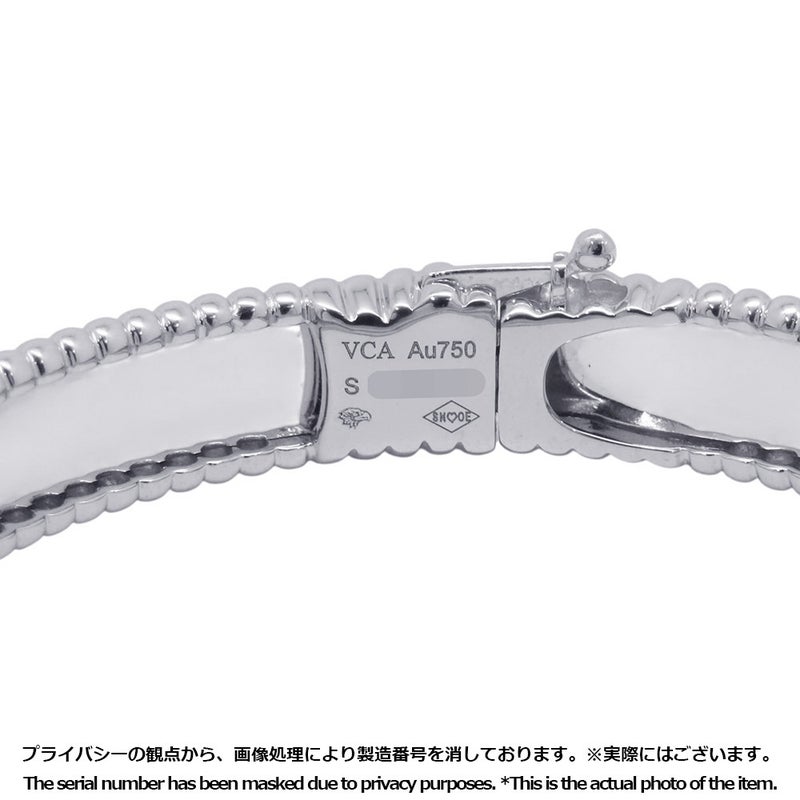ヴァンクリーフ&アーペル ブレスレット ペルレ シニアチュール スモールモデル K18WGホワイトゴールド VCARP3K500 バングル