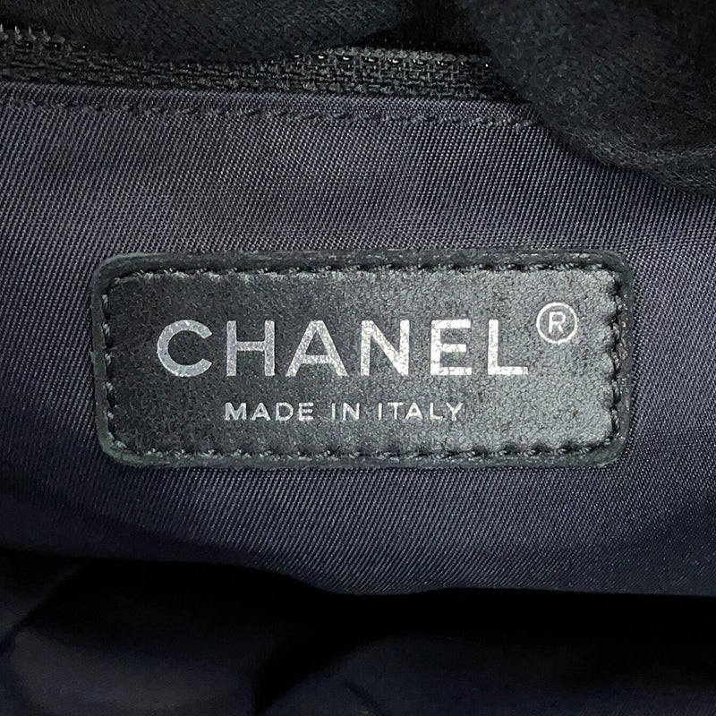 シャネル トートバッグ パリビアリッツ トートMM ミディアム マトラッセ ココチャーム A34209 CHANEL バッグ 黒