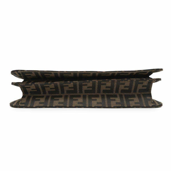 フェンディ ハンドバッグ ズッカ柄 ビジネスバッグ キャンバス 0914117 FENDI 2way