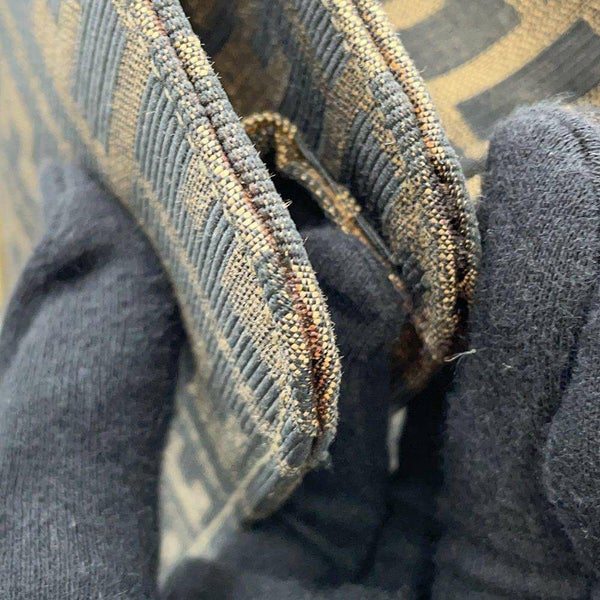 フェンディ ハンドバッグ ズッカ柄 ビジネスバッグ キャンバス 0914117 FENDI 2way