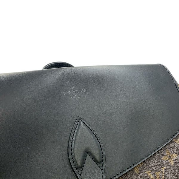 ルイヴィトン リュック モノグラム・マカサー パルク M40637 LOUIS VUITTON バックパック 黒 ブラック