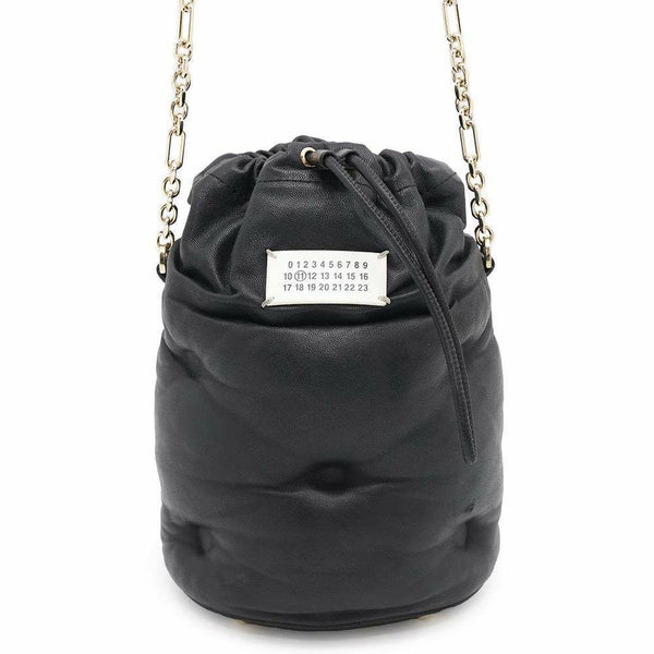 メゾンマルジェラ チェーンショルダーバッグ グラムスラム レザー S56WG0111 Maison Margiela 黒