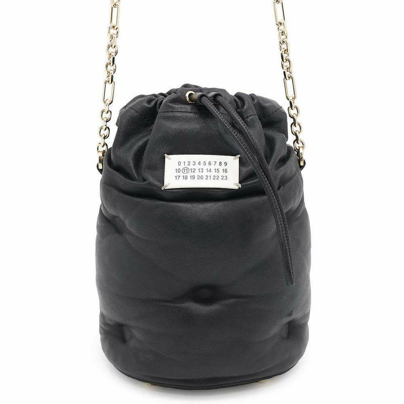 メゾンマルジェラ チェーンショルダーバッグ グラムスラム レザー S56WG0111 Maison Margiela 黒