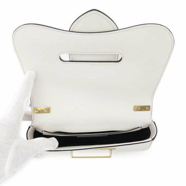 プラダ チェーンショルダーバッグ シドニー レザー 1BD219 PRADA 白