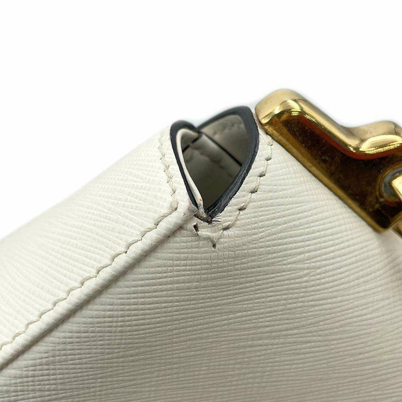 プラダ チェーンショルダーバッグ シドニー レザー 1BD219 PRADA 白