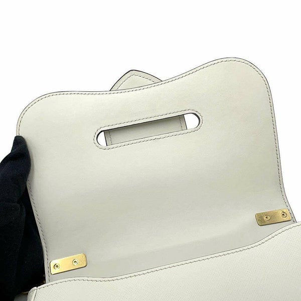 プラダ チェーンショルダーバッグ シドニー レザー 1BD219 PRADA 白