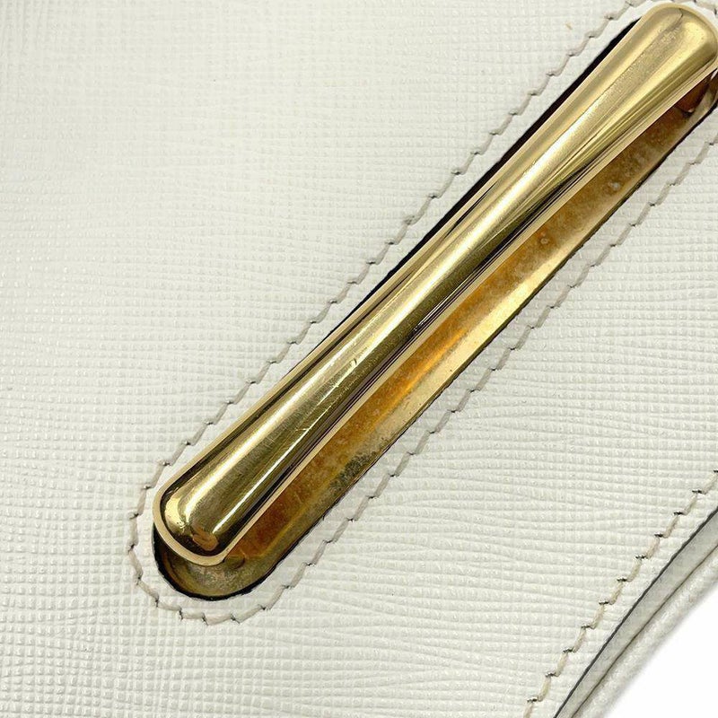 プラダ チェーンショルダーバッグ シドニー レザー 1BD219 PRADA 白