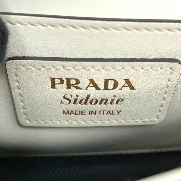 プラダ チェーンショルダーバッグ シドニー レザー 1BD219 PRADA 白