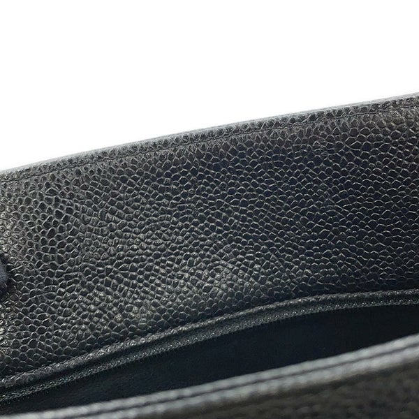 シャネル チェーントートバッグ デカココ キャビアスキン A03682 CHANEL 黒