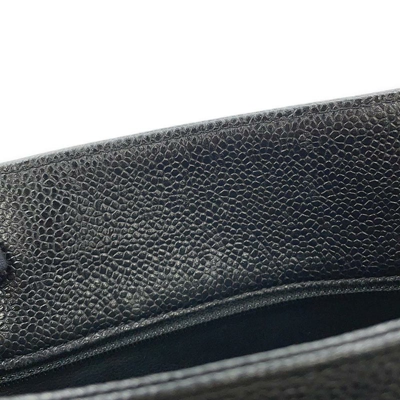 シャネル チェーントートバッグ デカココ キャビアスキン A03682 CHANEL 黒