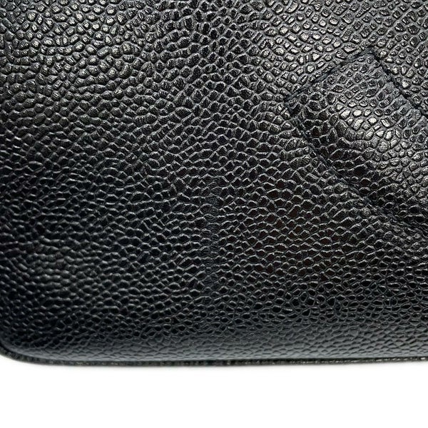 シャネル チェーントートバッグ デカココ キャビアスキン A03682 CHANEL 黒