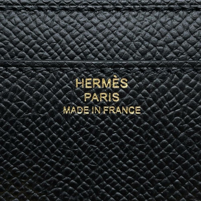 エルメス 長財布 コンスタンス トゥーゴー ロング ブラック/ゴールド金具 エプソン U刻印