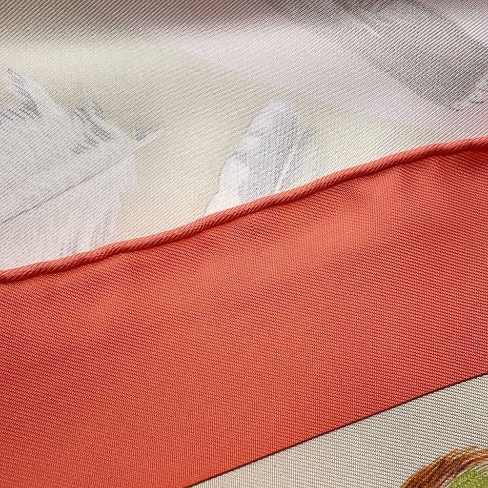 エルメス スカーフ カレ90 羽根II Plumes II HERMES シルク 安心保証
