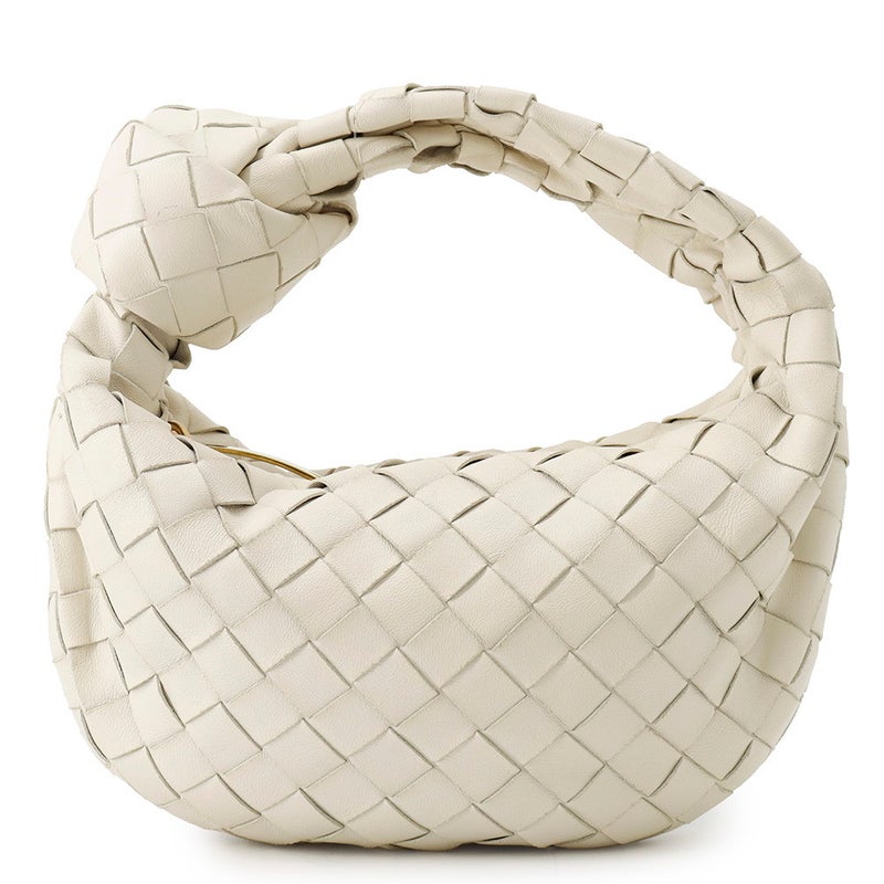 ボッテガヴェネタ ハンドバッグ ミニ ジョディ レザー 651876 BOTTEGA VENETA バッグ イントレチャート 白
