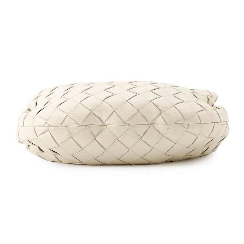ボッテガヴェネタ ハンドバッグ ミニ ジョディ レザー 651876 BOTTEGA VENETA バッグ イントレチャート 白