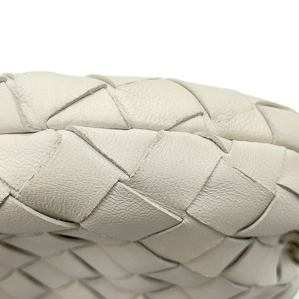 ボッテガヴェネタ ハンドバッグ ミニ ジョディ レザー 651876 BOTTEGA VENETA バッグ イントレチャート 白