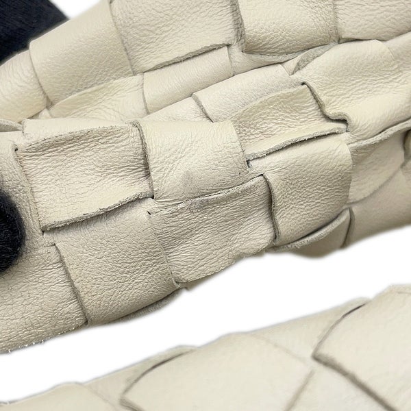 ボッテガヴェネタ ハンドバッグ ミニ ジョディ レザー 651876 BOTTEGA VENETA バッグ イントレチャート 白