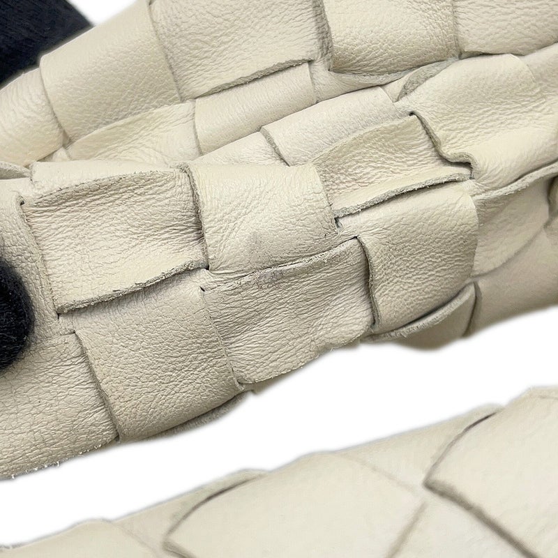 ボッテガヴェネタ ハンドバッグ ミニ ジョディ レザー 651876 BOTTEGA VENETA バッグ イントレチャート 白