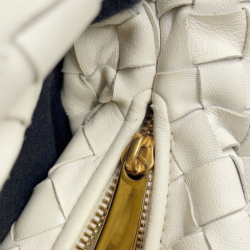 ボッテガヴェネタ ハンドバッグ ミニ ジョディ レザー 651876 BOTTEGA VENETA バッグ イントレチャート 白