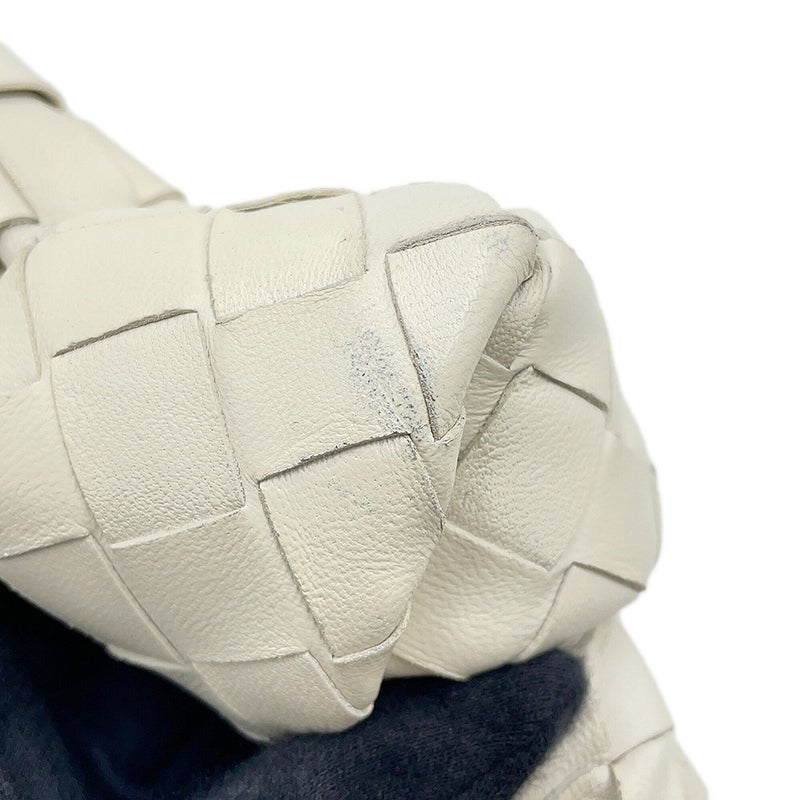 ボッテガヴェネタ ハンドバッグ ミニ ジョディ レザー 651876 BOTTEGA VENETA バッグ イントレチャート 白