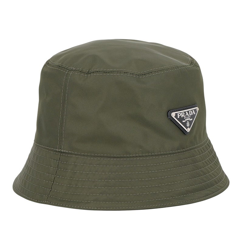 プラダ バケットハット Re-Nylon トライアングルロゴ サイズM 2HC137 PRADA 帽子