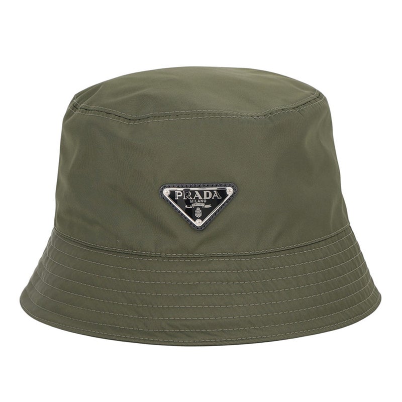 プラダ バケットハット Re-Nylon トライアングルロゴ サイズM 2HC137 PRADA 帽子