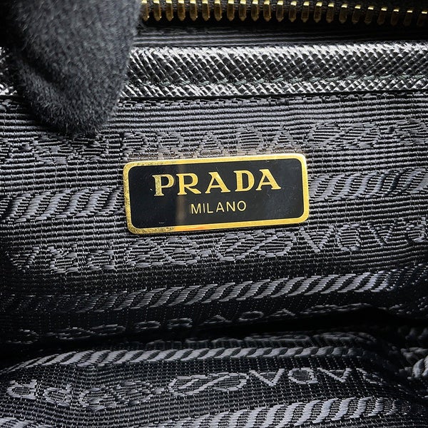 プラダ ハンドバッグ トライアングルロゴ ナイロン 1BG308 PRADA 2wayショルダーバッグ 黒