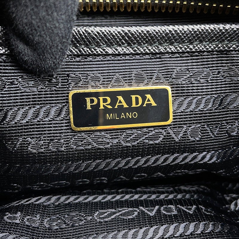 プラダ ハンドバッグ トライアングルロゴ ナイロン 1BG308 PRADA 2wayショルダーバッグ 黒