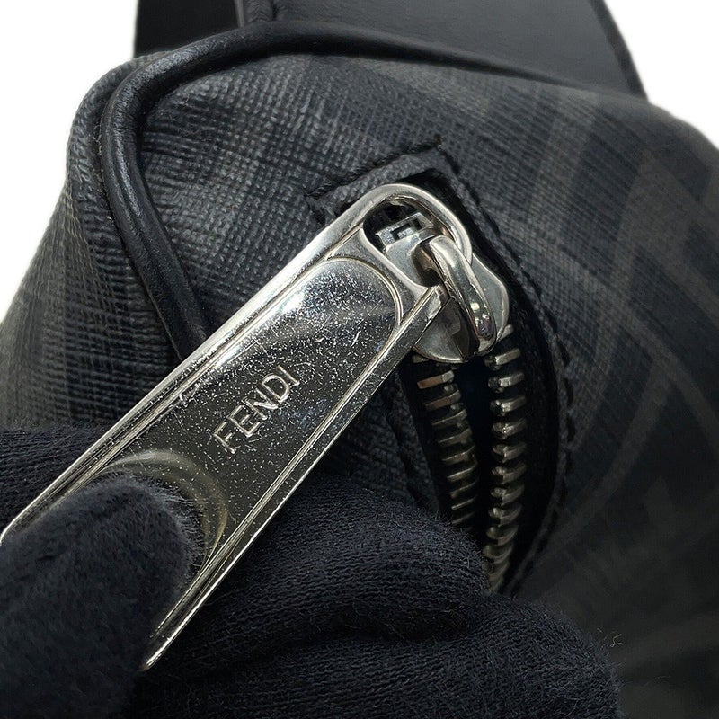 フェンディ ボディバッグ ロゴ ズッカ柄 PVC 7VA562 FENDI バッグ ベルトバッグ ウエストポーチ